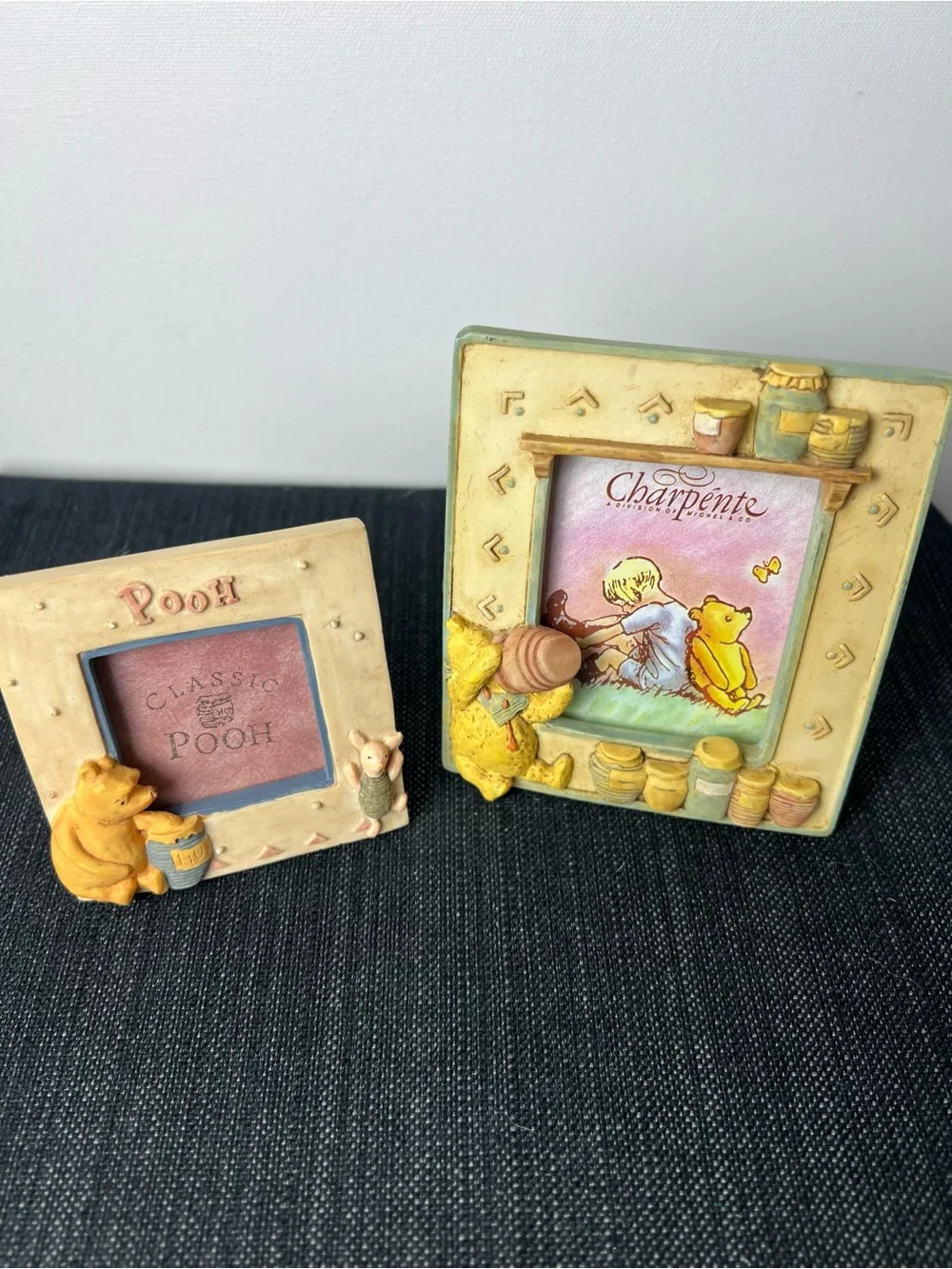 Set of Charpente Classic Pooh Decorative Photo Frames - Honey Pot - Piglet